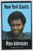 1972 NFLPA Iron Ons football card #17: Ron Johnson