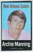 1972 NFLPA Iron Ons football card #25: Archie Manning