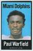 1972 NFLPA Iron Ons Paul Warfield