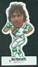 1972 NFLPA Vinyl Stickers Joe Namath football card
