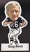 1972 NFLPA Vinyl Stickers George Blanda football card
