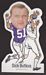 1972 NFLPA Vinyl Stickers Dick Butkus football card