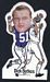 1972 NFLPA Vinyl Stickers Dick Butkus football card