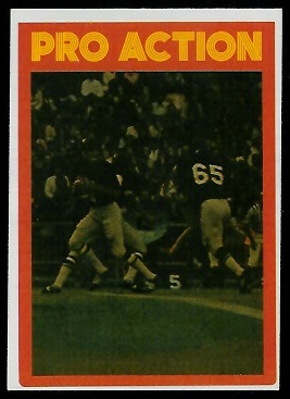 1972 O-Pee-Chee CFL Pro Action football card picturing Joe Theismann