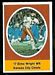 1972 Sunoco Stamps Elmo Wright football card