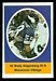 1972 Sunoco Stamps Wally Hilgenberg football card