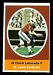 1972 Sunoco Stamps Chuck Latourette football card