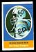 1972 Sunoco Stamps Bob Babich football card