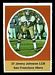 1972 Sunoco Stamps Jim Johnson football card