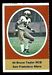 1972 Sunoco Stamps Bruce Taylor football card