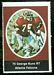1972 Sunoco Stamps George Kunz football card