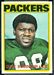 1972 Topps football card #116: Dave Robinson