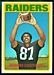 1972 Topps Raymond Chester football card