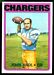 1972 Topps John Hadl football card