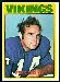 1972 Topps Fred Cox football card