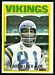 1972 Topps Carl Eller football card