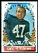 1972 Topps Garo Yepremian All-Pro football card