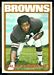 1972 Topps Walter Johnson football card