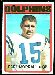 1972 Topps Earl Morrall football card