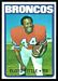 1972 Topps Floyd Little football card