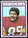 1972 Topps Verlon Biggs football card
