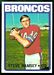 1972 Topps Steve Ramsey football card