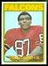 1972 Topps Claude Humphrey football card