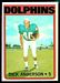1972 Topps Dick Anderson football card