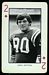 1973 Nebraska Playing Cards football card #2D: John Dutton