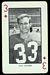 1973 Nebraska Playing Cards football card #3D: Pat Fischer