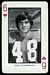 1973 Nebraska Playing Cards John Starkebaum football card