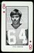 1973 Nebraska Playing Cards football card #8D: Stan Hegener