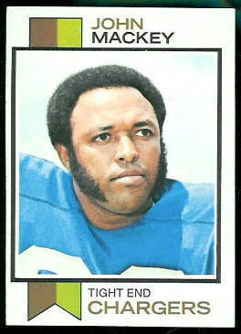 John Mackey 1973 Topps football card