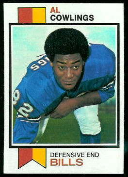 Al Cowlings 1973 Topps football card