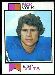 1973 Topps Rick Volk football card