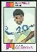 1973 Topps Rayfield Wright football card