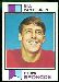 1973 Topps Bill Van Heusen football card