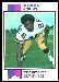 1973 Topps football card #161: Margene Adkins