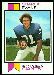1973 Topps Charlie Evans football card