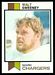 1973 Topps football card #252: Walt Sweeney