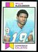 1973 Topps Willie Alexander football card