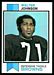 1973 Topps Walter Johnson football card