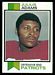 1973 Topps football card #278: Julius Adams