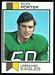 1973 Topps football card #342: Ron Porter