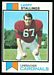 1973 Topps Larry Stallings football card