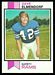 1973 Topps Dave Elmendorf football card