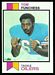 1973 Topps Tom Funchess football card