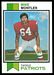 1973 Topps Mike Montler football card