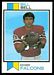 1973 Topps football card #411: Bill Bell