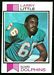 1973 Topps Larry Little football card